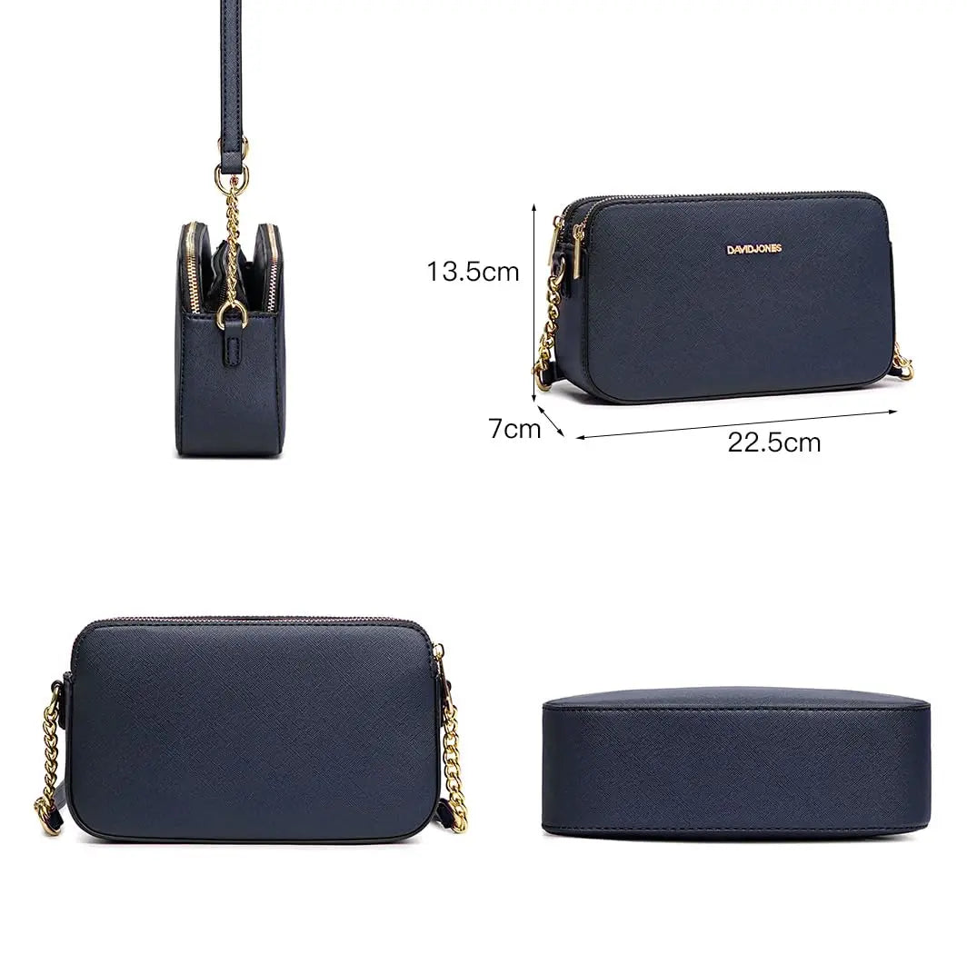 Petit sac bandoulière rectangulaire David Jones