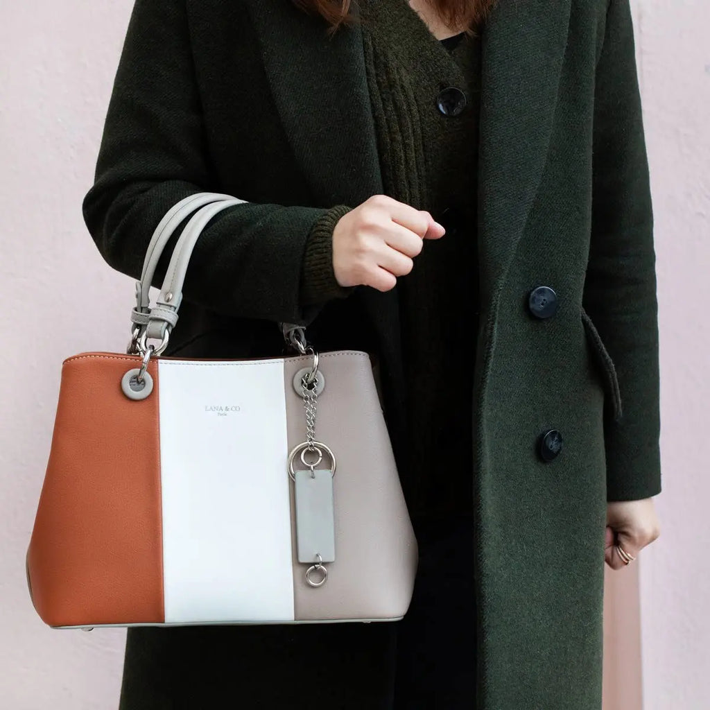 Sac à main tricolore CRAZYCHIC