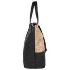 Sac à main cabas tricolore pailleté pompon CRAZYCHIC