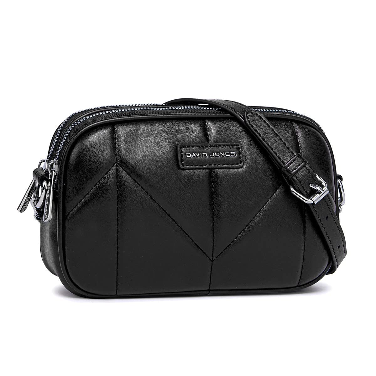 Petit sac bandoulière multipoche David Jones