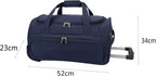 Sac Voyage à Roulettes - Trolley Cabine Souple Bagage à Main David Jones