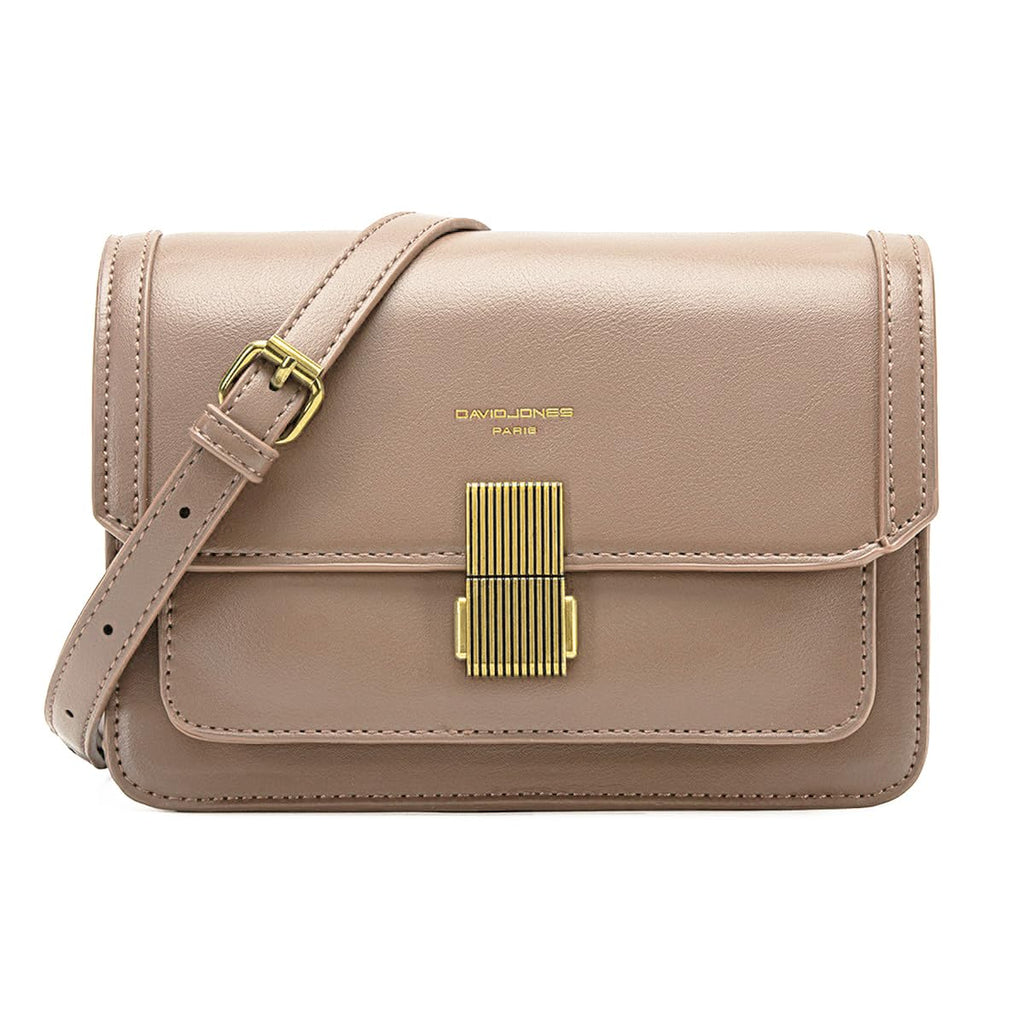 Petit sac bandoulière rabat David Jones