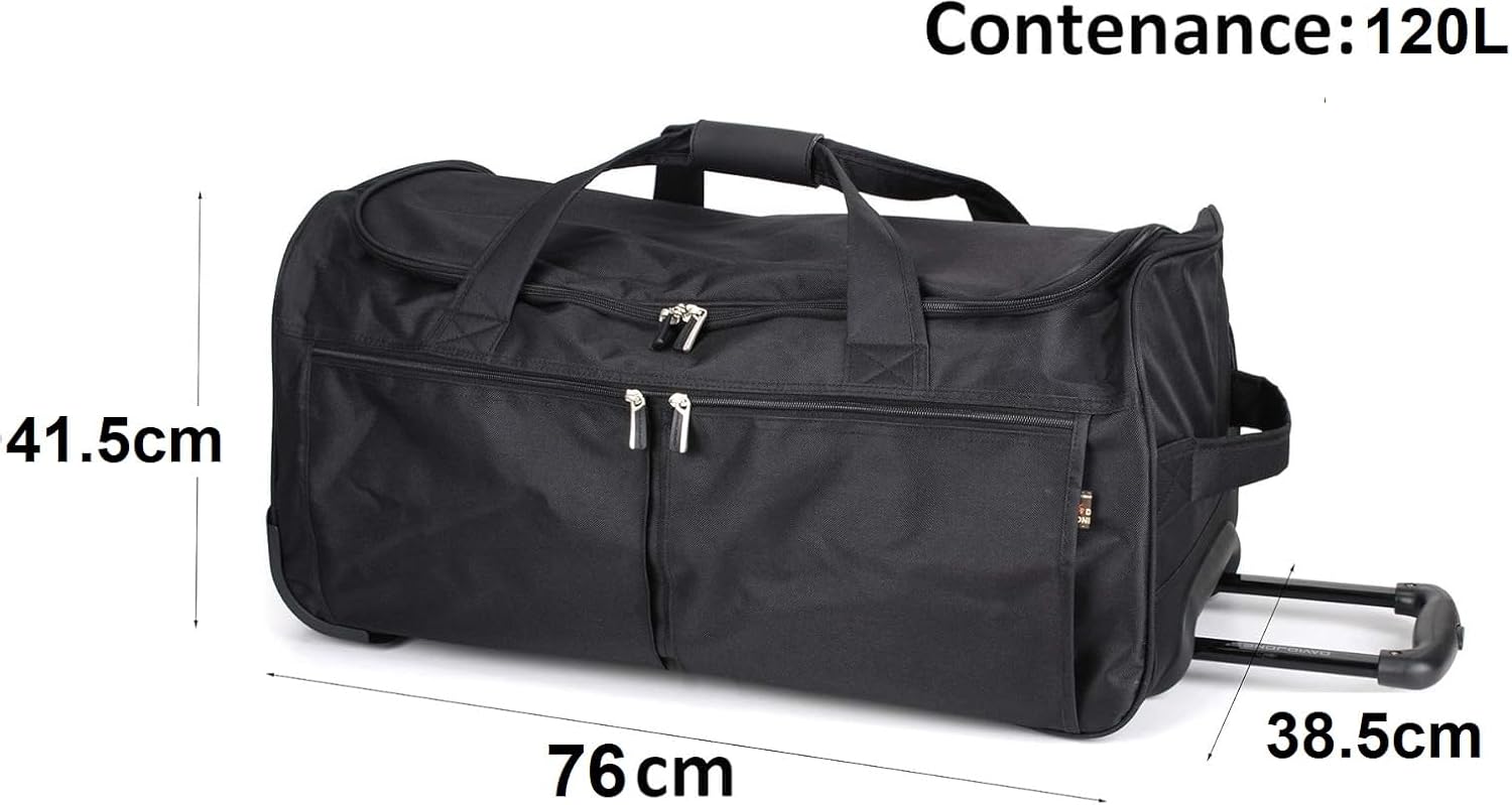 Sac Voyage à Roulettes - Trolley Souple Bagage à Main David Jones
