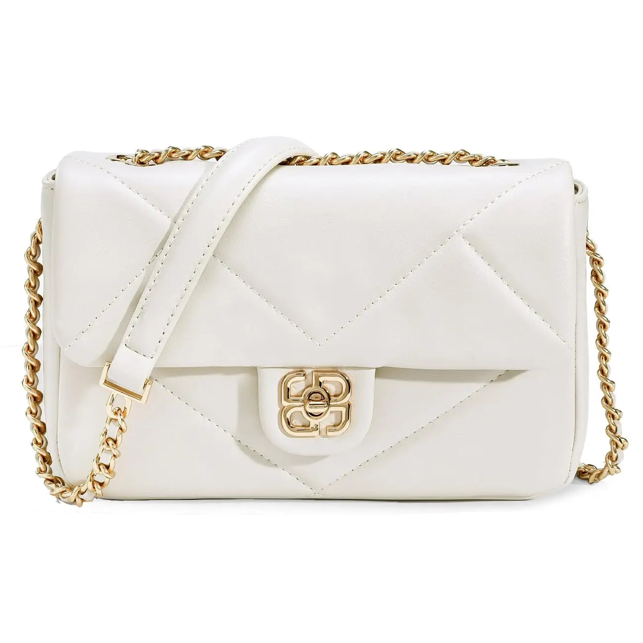 Petit sac bandoulière matelassé rabat David Jones