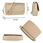 Sac bandoulière à rabat David Jones