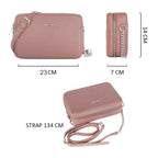 Petit sac bandoulière rectangulaire David Jones