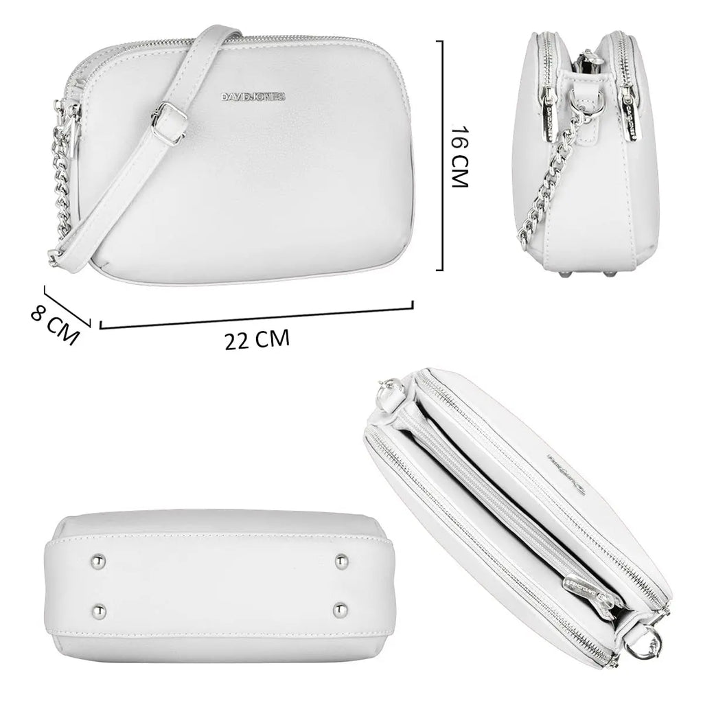 Sac bandoulière multipoche à 3 compartiments David Jones