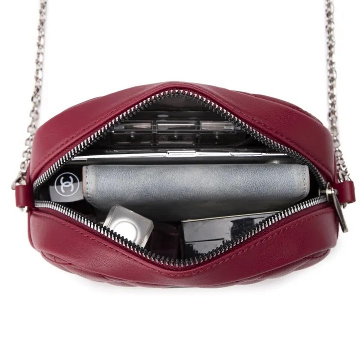 Petit sac bandoulière multipoche David Jones