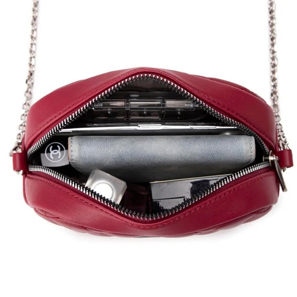 Mini sac bandoulière matelassé chaine David Jones