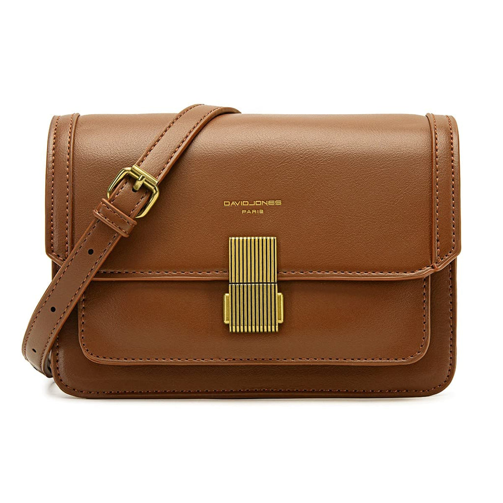 Petit sac bandoulière rabat David Jones