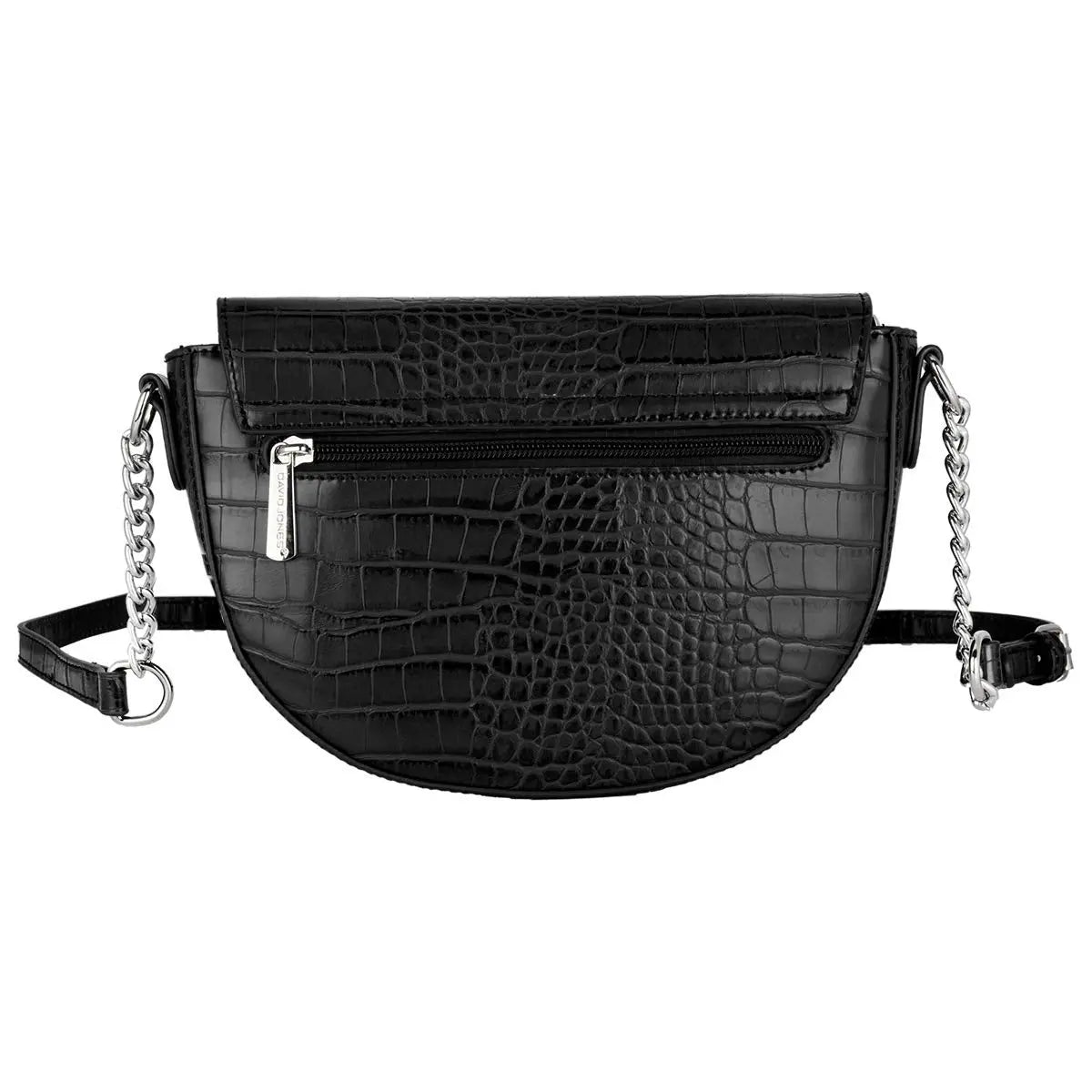 Petit sac bandoulière crocodile David Jones
