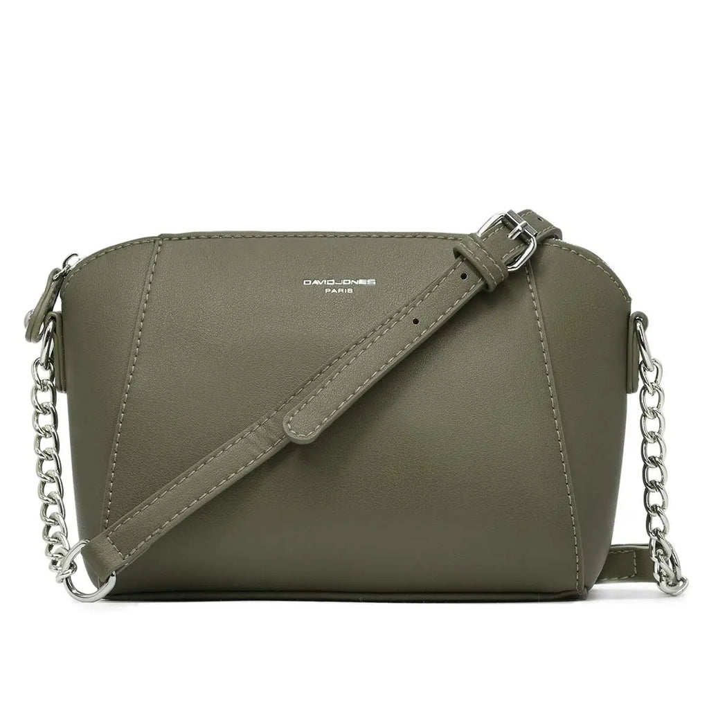 Petit sac bandoulière trapèze David Jones