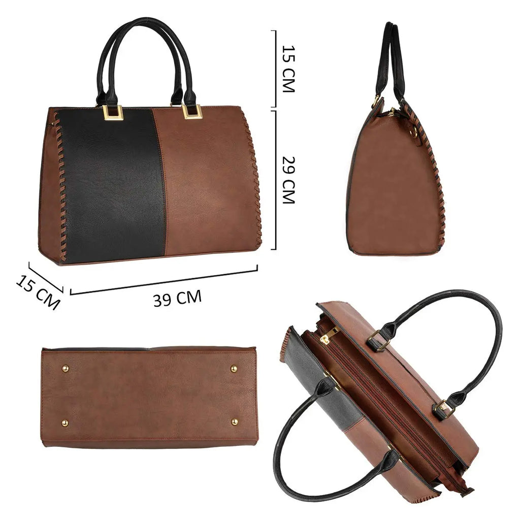 Sac cabas bicolore grand format CRAZYCHIC