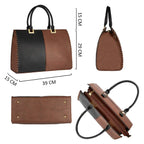Sac cabas bicolore grand format CRAZYCHIC