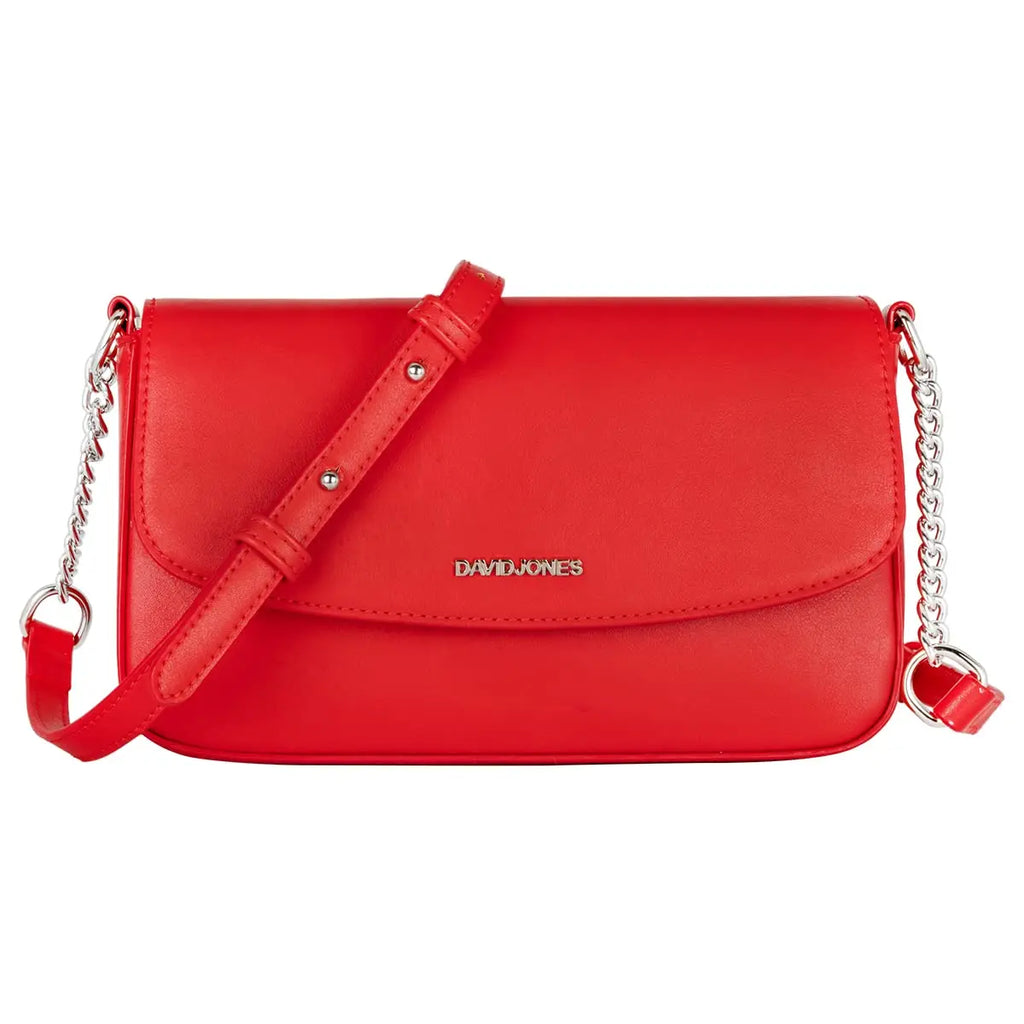 Sac bandoulière à rabat David Jones