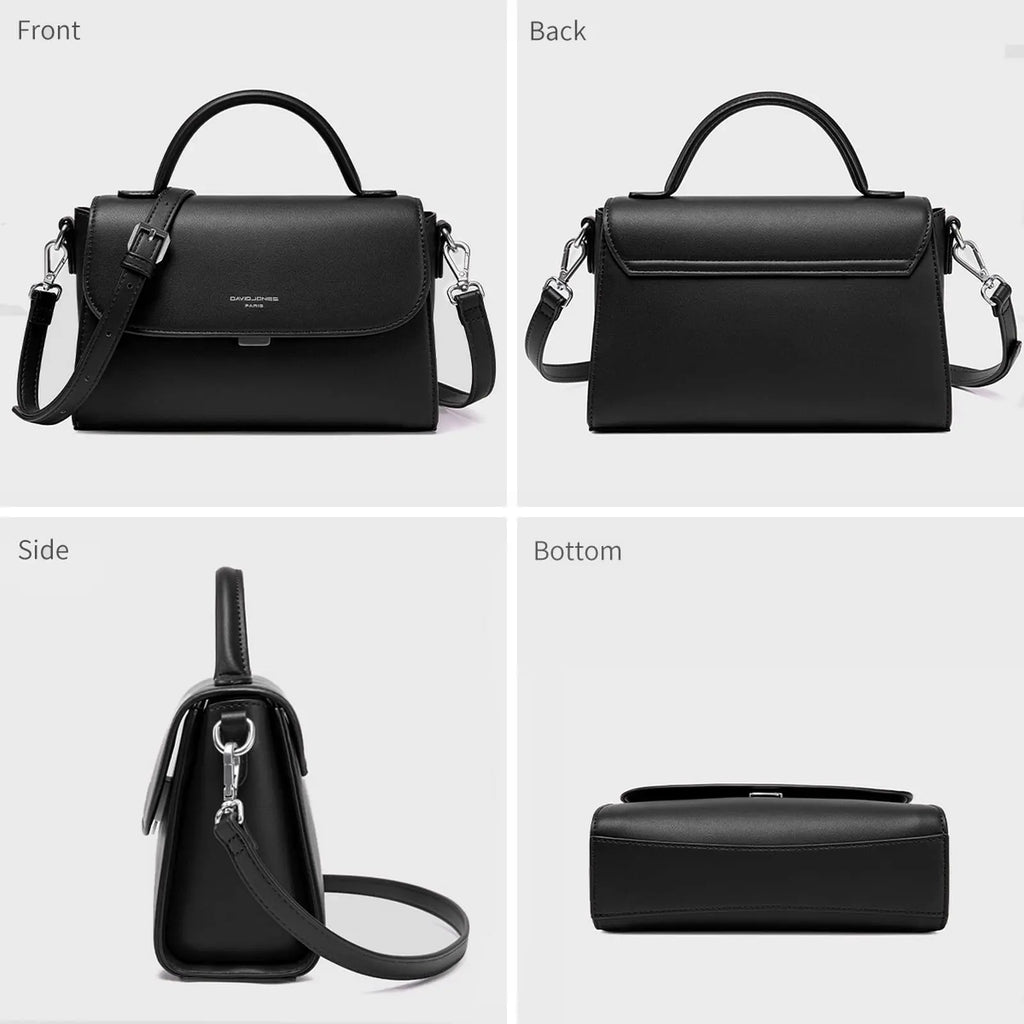 Sac bandoulière besace rabat David Jones