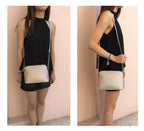 Petit sac bandoulière chaîne semi-rigide David Jones