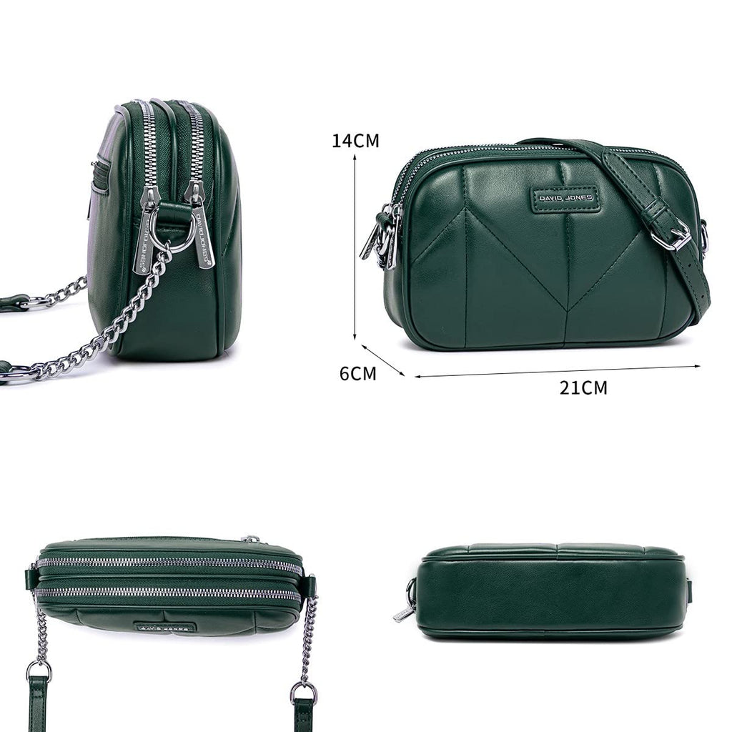 Petit sac bandoulière multipoche David Jones