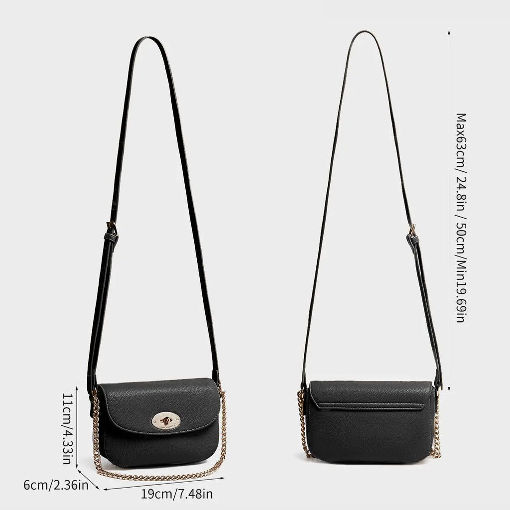 Petit sac bandoulière chaines David Jones