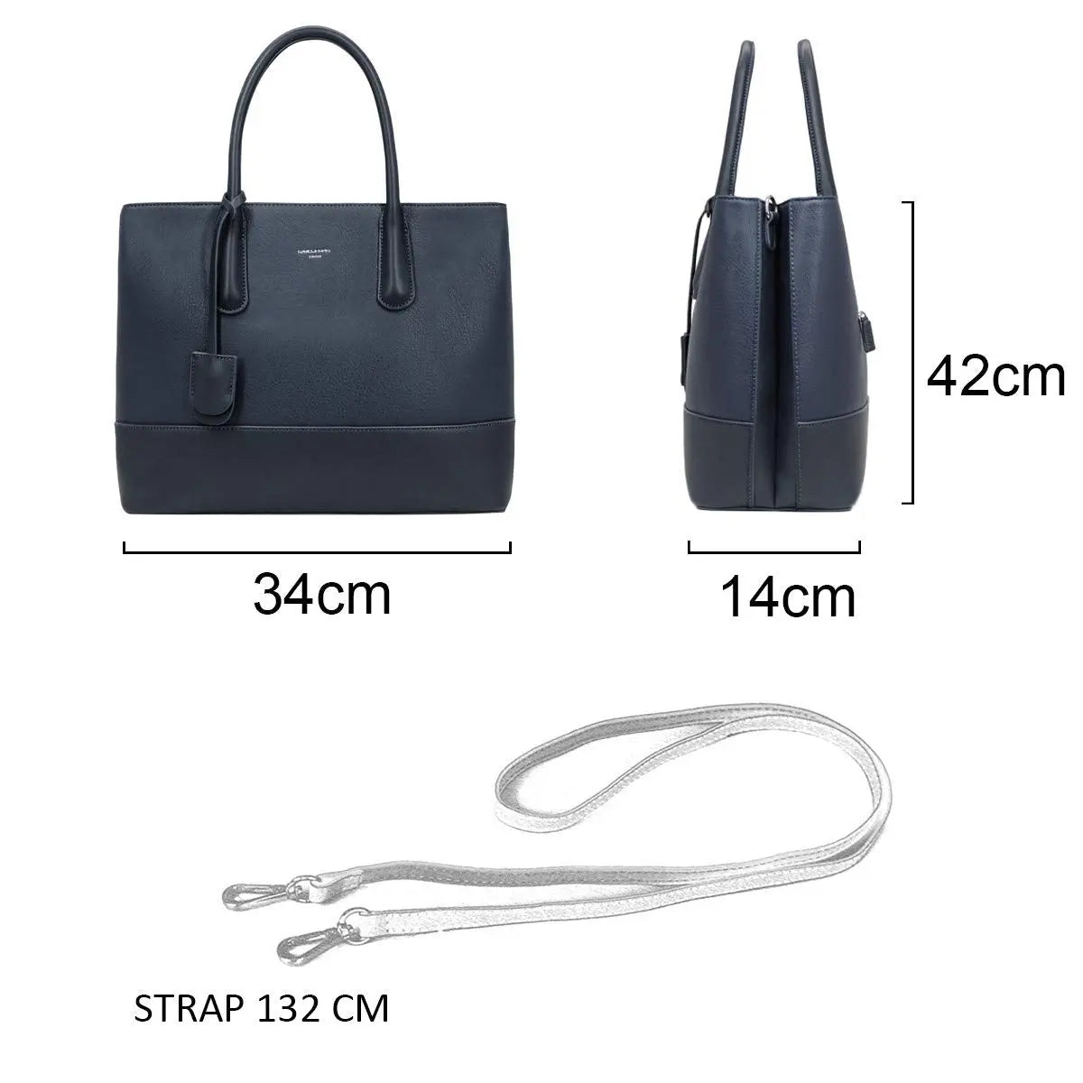 Grand sac à main 2 compartiments David Jones