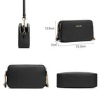 Petit sac bandoulière rectangulaire David Jones