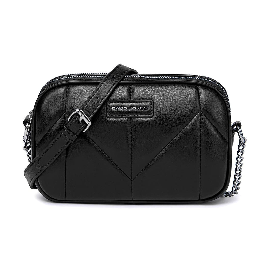 Petit sac bandoulière multipoche David Jones
