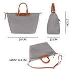 Sac à main cabas nylon David Jones