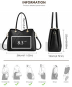 Sac à main cabas 3 compartiments David Jones