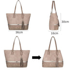 Sac à main grande capacité souple David Jones