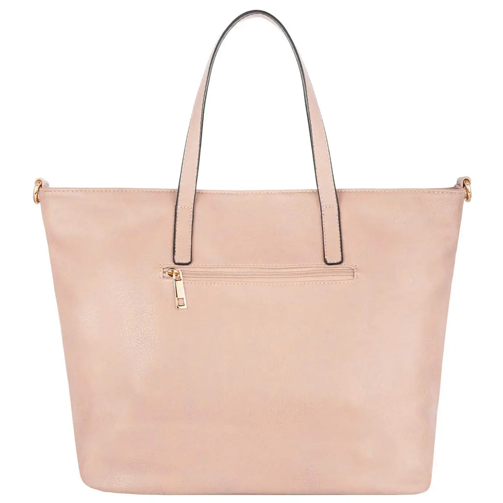 Sac à main cabas tricolore pailleté pompon CRAZYCHIC