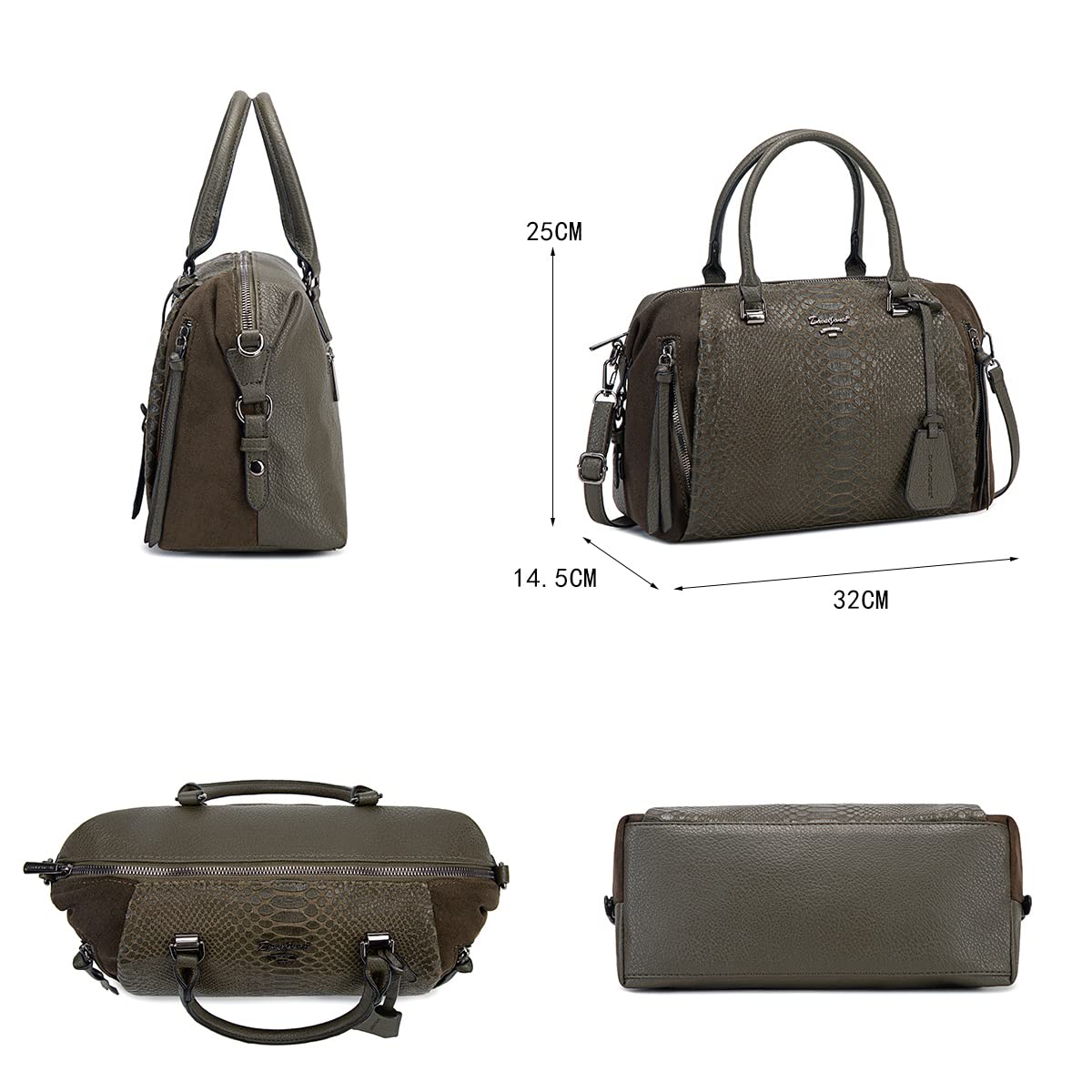 Sac à main bowling polochon David Jones