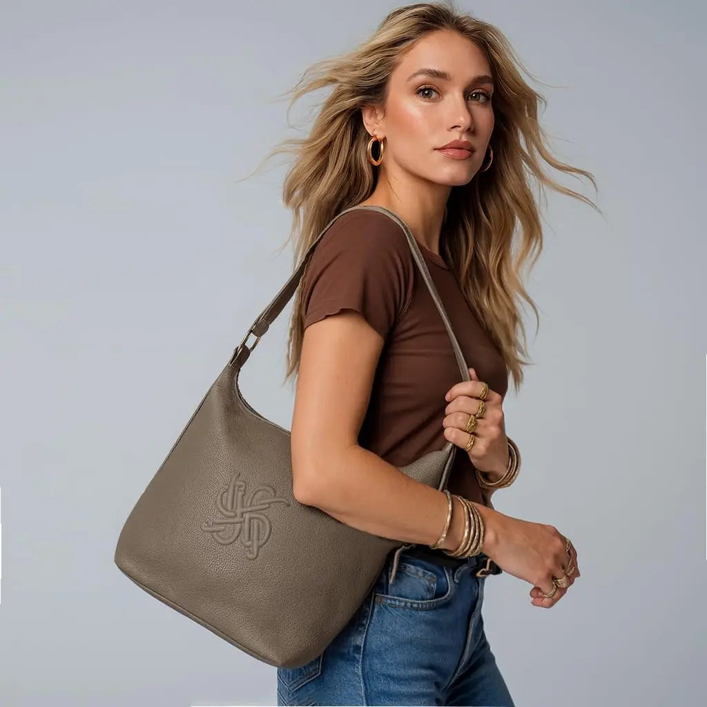 Sac à main hobo porté epaule David Jones