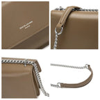 Sac bandoulière chaîne rabat David Jones