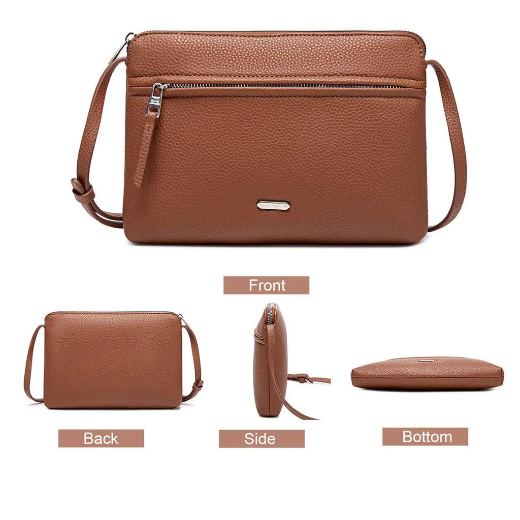 Sac bandoulière sacoche plate David Jones
