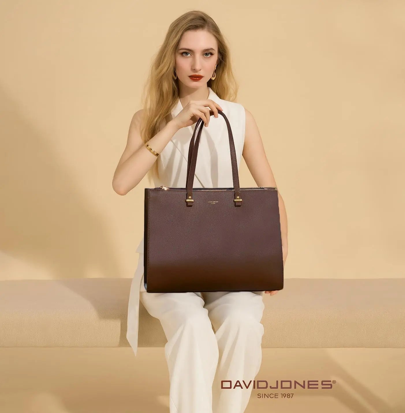 Sac à main cabas XL David Jones