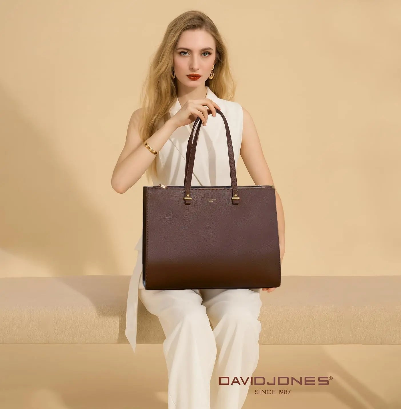 Sac à main cabas XL David Jones