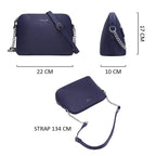Petit sac bandoulière chaîne semi-rigide David Jones