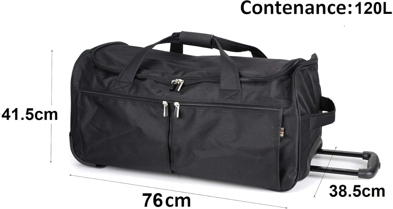 Sac Voyage à Roulettes - Trolley Souple Bagage à Main David Jones