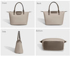 Sac à Main Cabas en Nylon Souple avec Bandoulière Capacité Moyenne David Jones