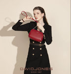 Sac bandoulière multipoche à 3 compartiments David Jones