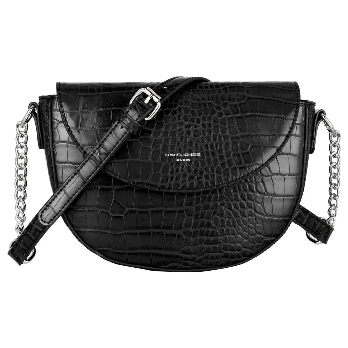 Petit sac bandoulière crocodile David Jones