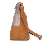 Sac bandoulière pailletté tricolore CRAZYCHIC