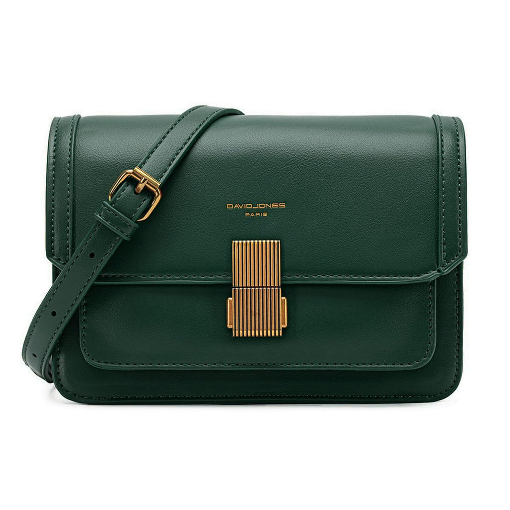 Petit sac bandoulière rabat David Jones