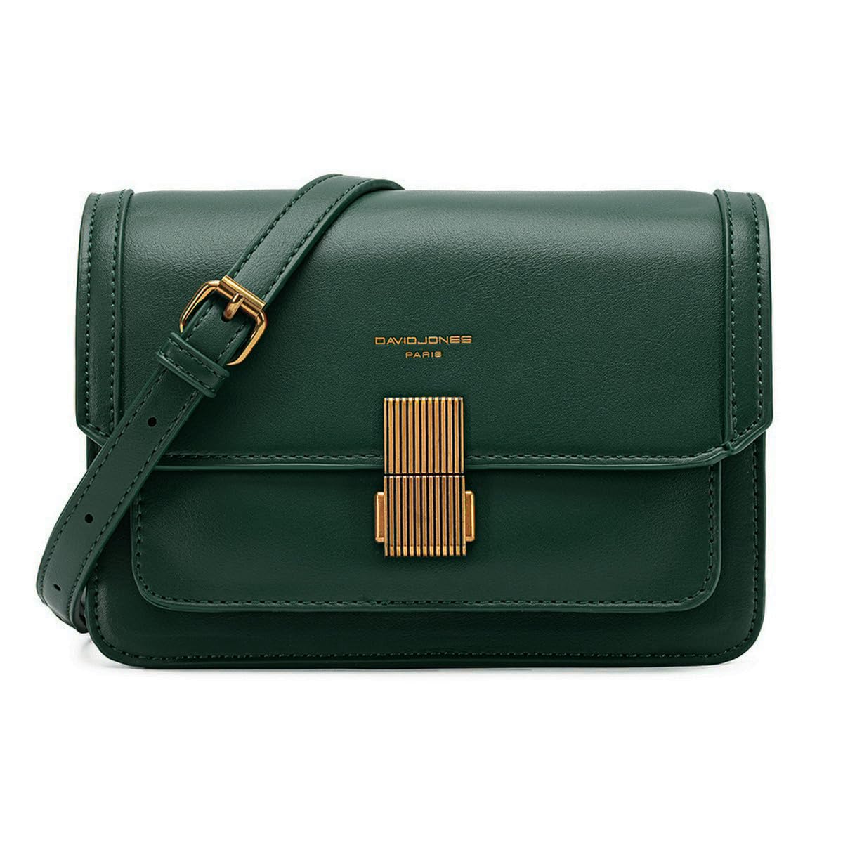 Petit sac bandoulière rabat David Jones