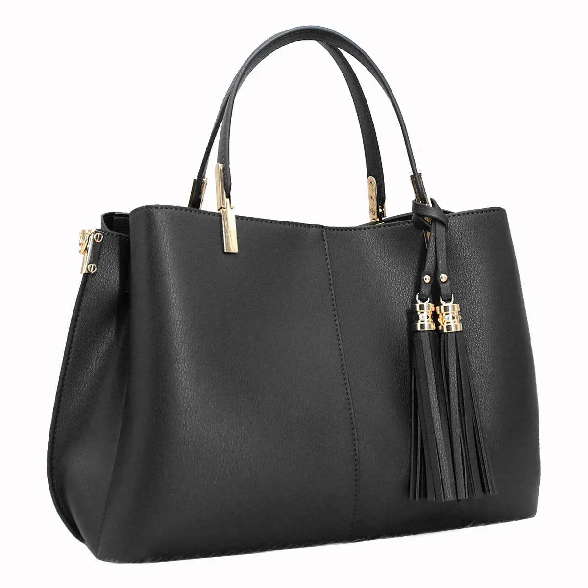 Sac à main femme tricolore pompon CRAZYCHIC