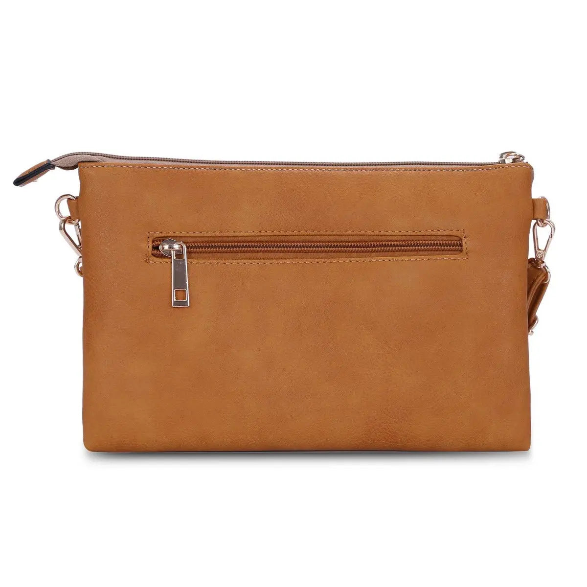 Sac bandoulière souple pailletté tricolore pompon CRAZYCHIC