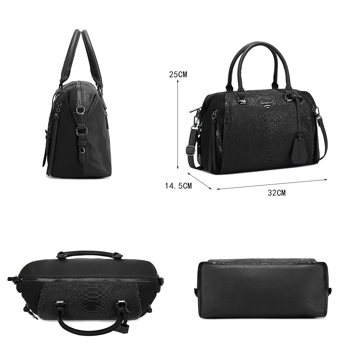 Sac à main bowling polochon David Jones