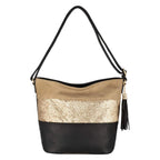 Sac bandoulière pailletté tricolore CRAZYCHIC