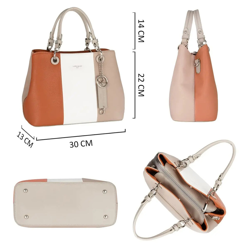 Sac à main tricolore CRAZYCHIC