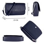 Sac bandoulière à rabat David Jones